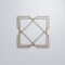Ekena Millwork Medium Kiowa Decorative Fretwork Wood Wall Panels, Hickory, 15 3/8"W x 15 3/8"H x 3/8"T WALW16X16X0375KWAHI - alternate 2